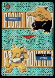 Hypno Holo Prism Vintage Japanese Pokemon Vending Machine Pocket Monsters A580