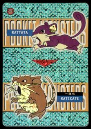 Raticate Holo Prism Vintage Japanese Pokemon Vending Machine Pocket Monsters A593