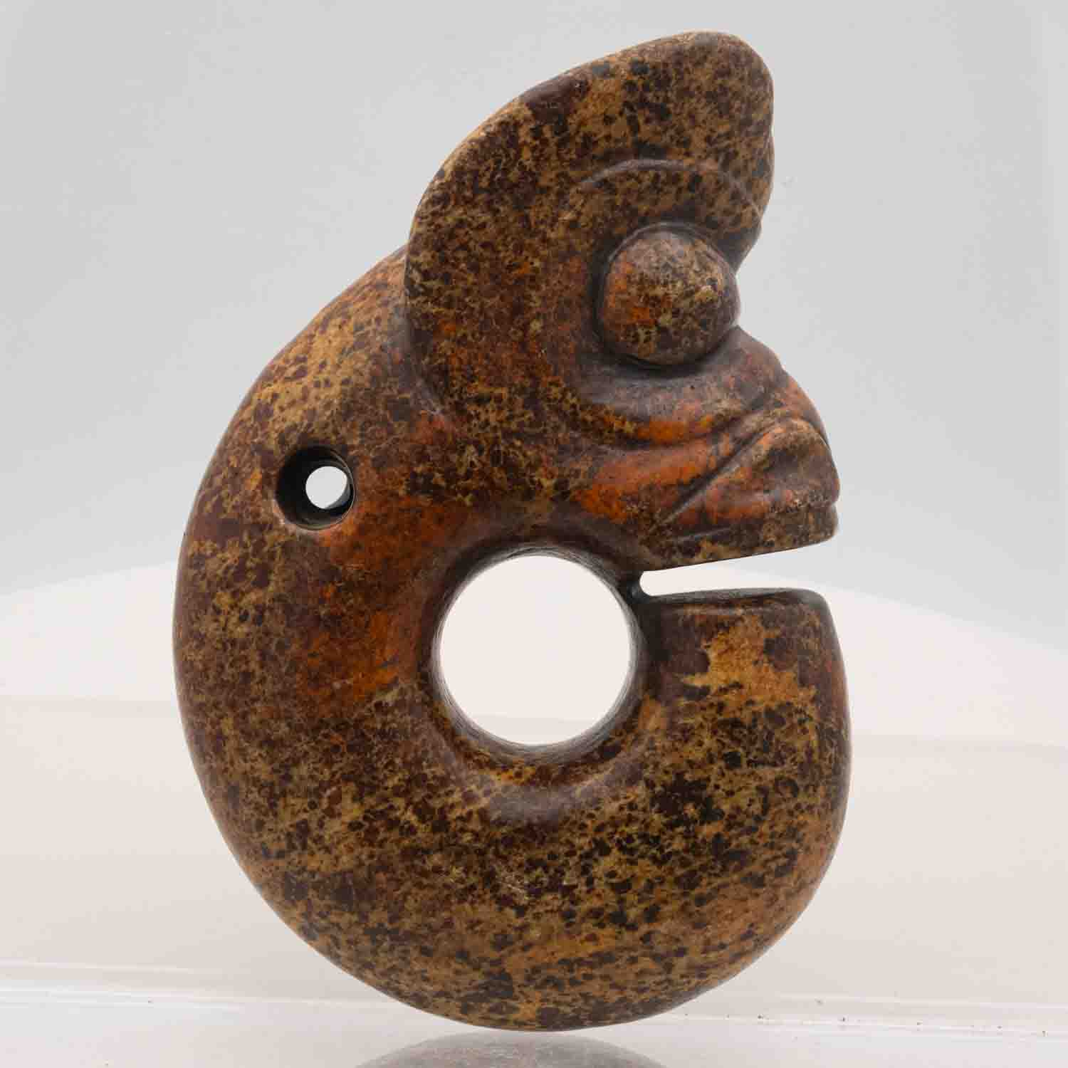 Antique Chinese Hongshan Culture Jade Pig Dragon Sculpture #24328 ...