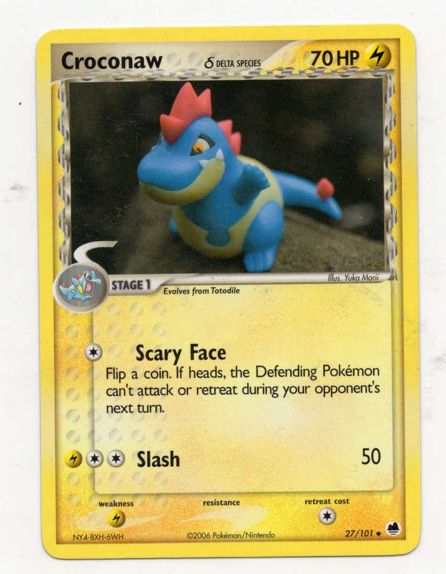 Croconaw Skyridge Vintage Pokemon Card NM #7402 | Auctionninja.com