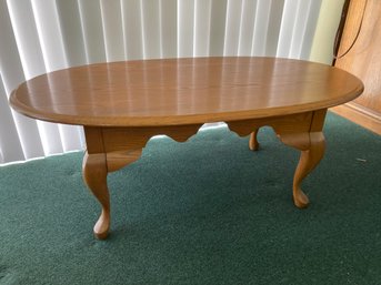 Oval Oak Coffee Table
