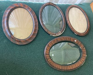 4 Oval Bubble Glass Frames