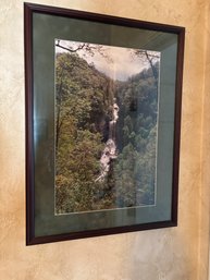 Framed Waterfall Photo