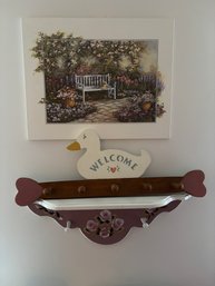 Wood Shelf And Wall Decor