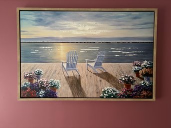 Beach Chair Wall Accent