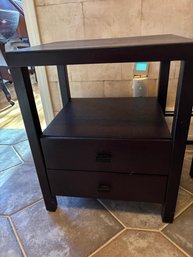 Two Drawer Side Table