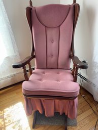 Wood Glider Rocking Chair