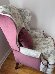 Upholstered Wing Back Chair