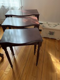 Nesting Tables And Decorative Box