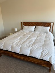 Rustic Solid Wood King Bed Frame