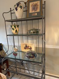 Bakers Rack And Wine Related Decor