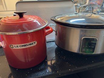 Le Creuset, Crockpot And Cutting Board