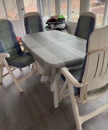 Patio Table And Four Chairs