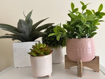 Decorative Faux Plants In Pots #1