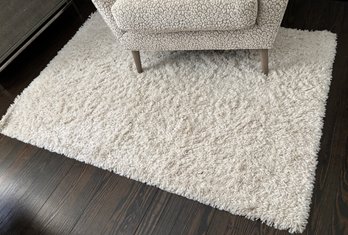 Shag Fluffy White Area Rug 3x5'