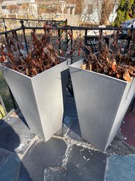 Two Large Outdoor Planters