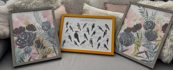 Woodpeckers And Flowers