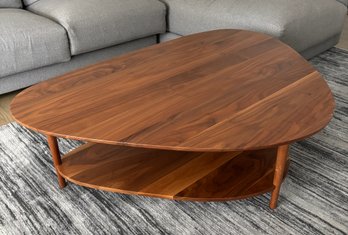 Room & Board Gibson Mid Century Modern Style Two Tiered Coffee Table