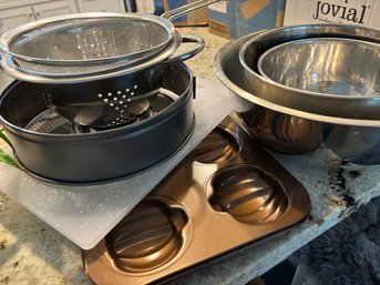 Bundt, Strainer, Bowls, Pumpkin Mold