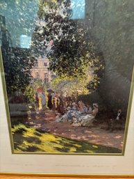'Parc Monceau' Claude Monet Framed Poster