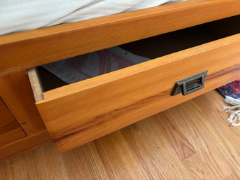 Queen Wood Platform Bed Frame