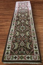 Indo Azerbadjan Fringed Wool Area Rug