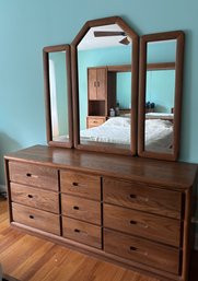 Dixie Furniture Wood Triple Dresser