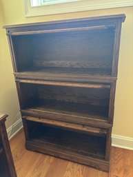 Three Tier Oak Barrier Bookcase