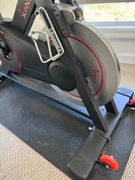 Sunny Health & Fitness Magnetic Belt Drive Indoor Cycling Bike With 44 Lb Flywheel And Large Device Holder