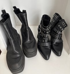 Two Pairs Of Womens Boots