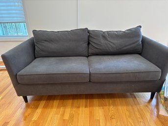 Ethan Allen Gray Karrah Sofa