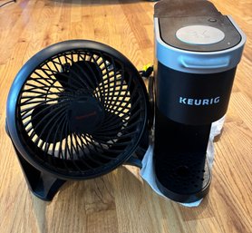Keurig K-cup Machine And Honeywell Fan