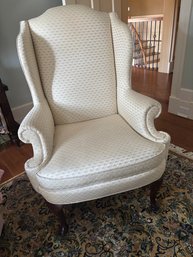 Queen Anne Style Wingback Chair #2