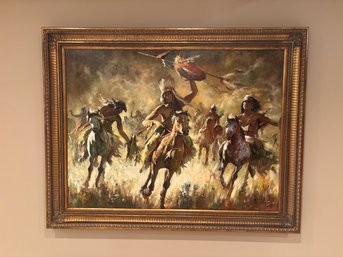 'Mystic Power Of The War Shield', Howard Terpning Reproduction