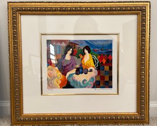 Ladies At Tea , Itzchak Tarkay, Llimited Edition Signed, Numbered