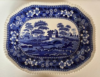 Spode Tower Blue Large Oval Platter