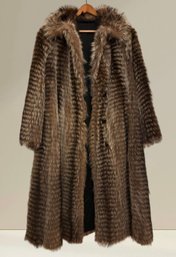 Vintage Custom Made Raccoon Fur Coat