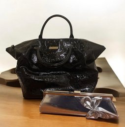 Two Handbags, Kate Spade And Nitebag By Carlo Fellini