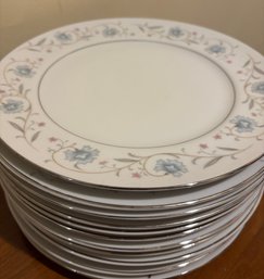 English Garden, Set Of 12 Dinner Plates