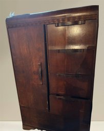 1940s Wood Wardrobe