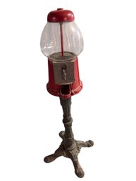 Vintage Metal Gumball Machine