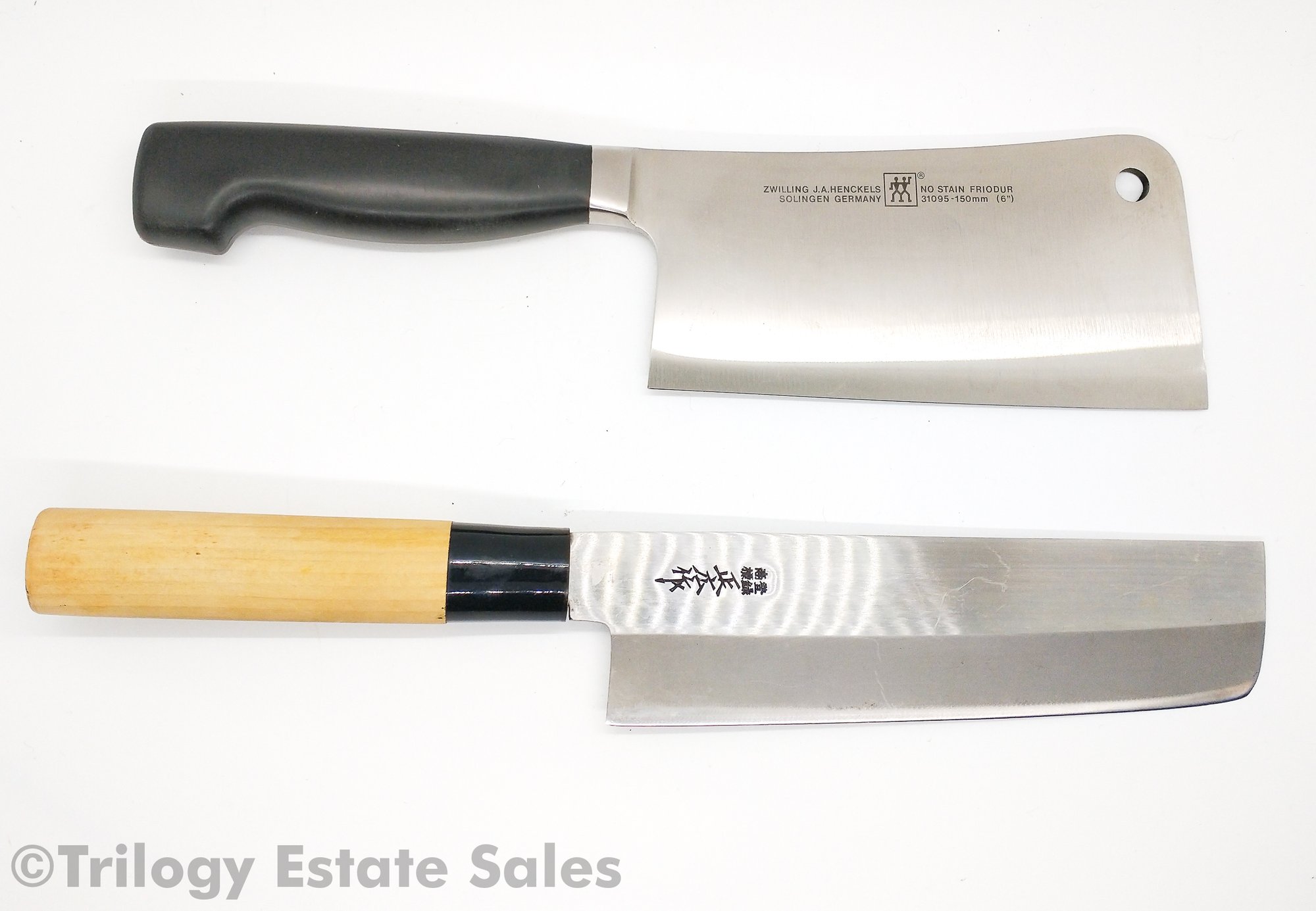 Zwilling Henckels 31095 Meat Cleaver & Japenese Stainless Knife 1844