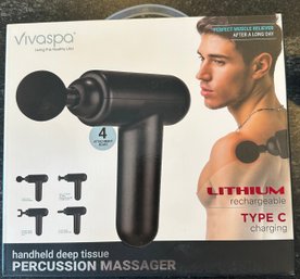 Vivaspa Handheld Deep Tissue Percussion Massager - Brand New