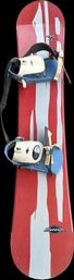 SIMS Brand Snow Board - 61 Inches Long By 10 Inches In The Middle And 11 1/2 Inches On Each End