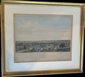 Vintage Painting Of Salem, MA - 22 3/4 Inches Wide By 19 3/4 Inches High
