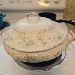 Vintage Warwick China Lidded Serving Dish Porcelain (DR)