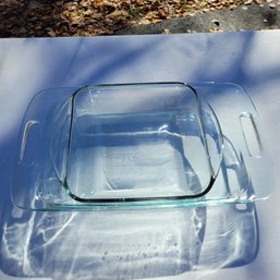 Pair Of Glass Baking Dishes Anchor Hocking & Pyrex