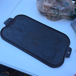 Vintage Wagner's 1891 Original 17' Cast Iron Skillet Double Griddle (CS)