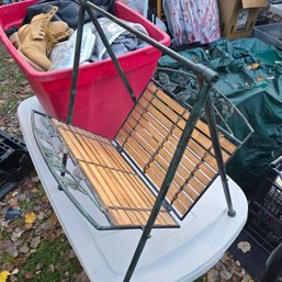 Wood & Metal Magazine Holder (TP)