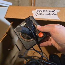 Lot Of Atari 2600 Extra Controllers & Spare Parts